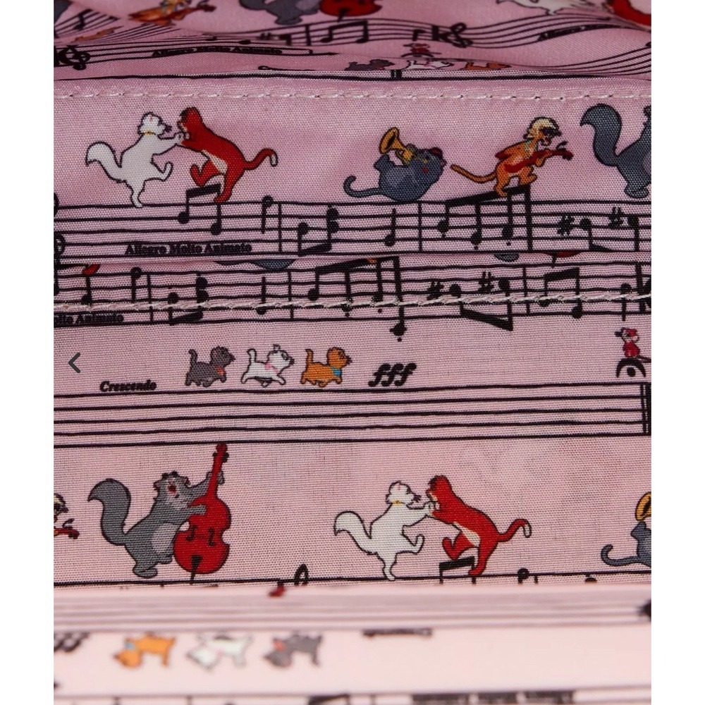 DISNEY ARISTOCATS‎ LUNCHBOX Pink CROSSBODY BAG LOUNGEFLY New - Picture 4 of 7